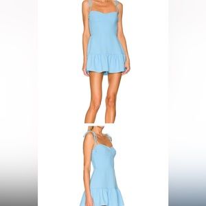 Amanda Uprichard Champagne Skort Romper